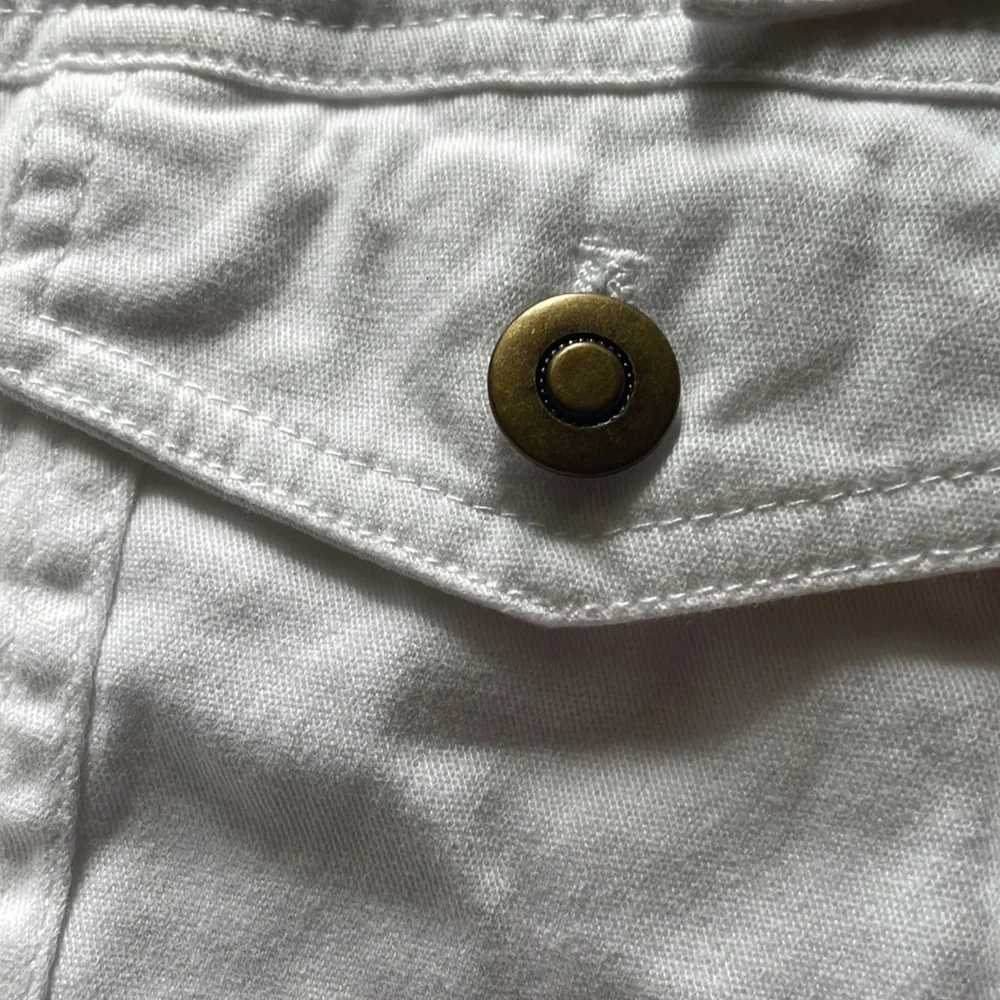 Ruby Rd white Jean jacket size 14 - Picture 3 of 4